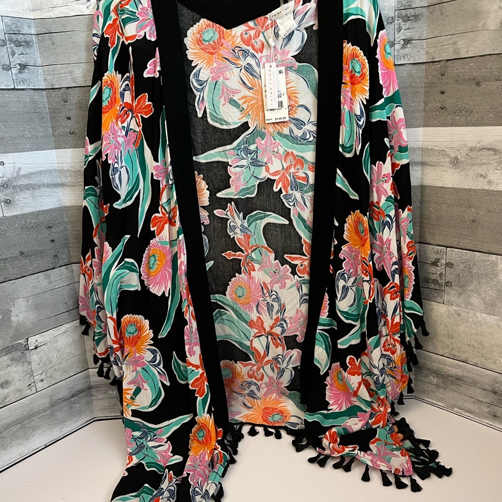 Trina Turk multi colored swim cover-up